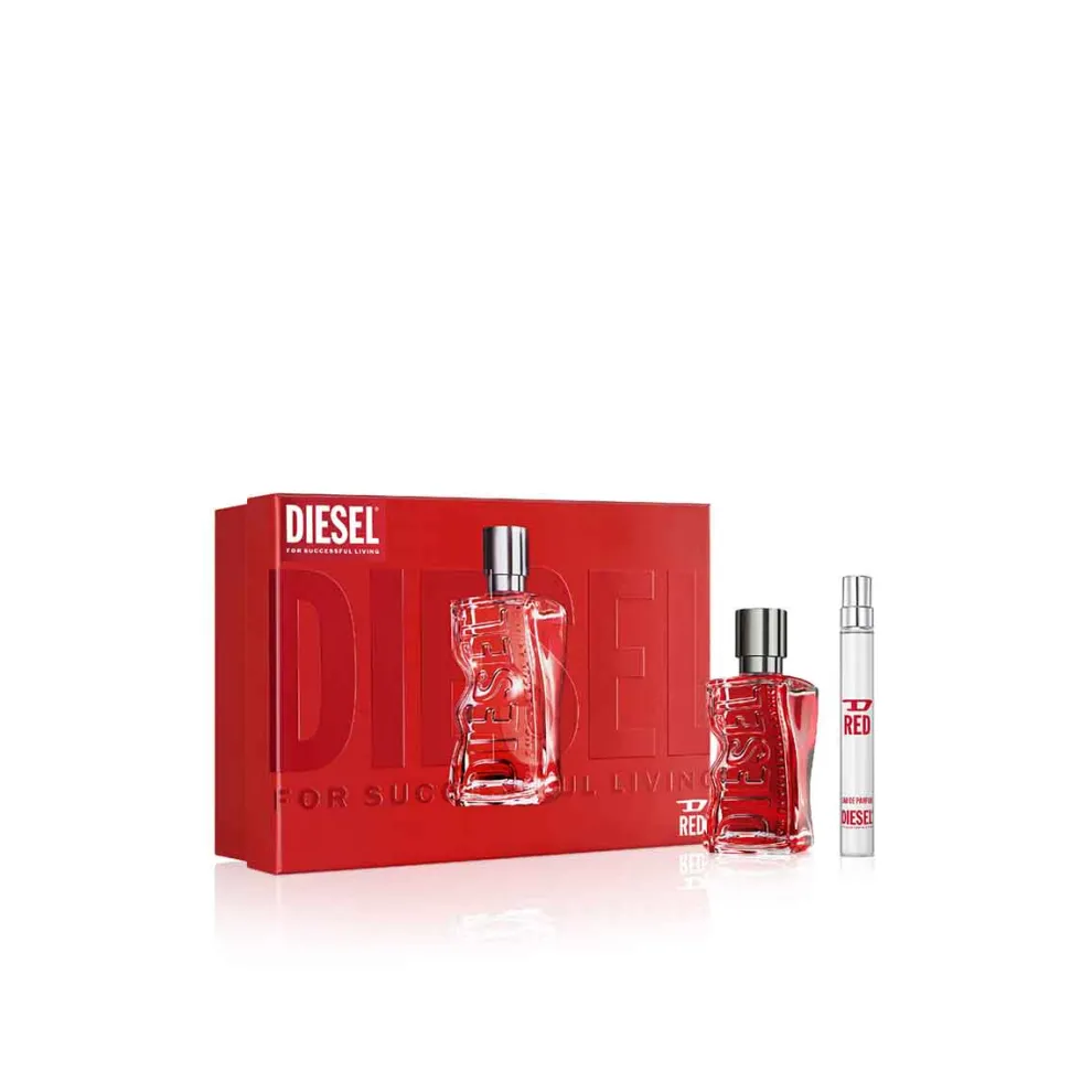 Diesel - D RED - Cadeauset Eau de Parfum 50ml + Mini Spray 10ml