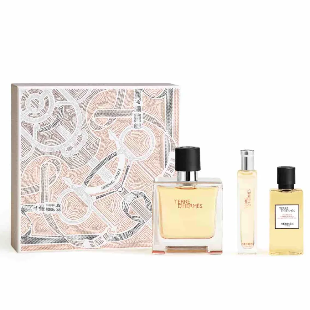 Hermès - Set Terre d'Hermès Parfum + Nomade + Shower Gel