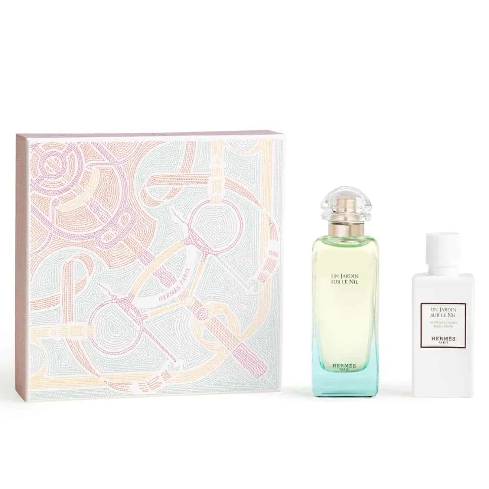 Hermès - Set Un Jardin sur le Nil - Eau de Toilette 100ml + Body Lotion 80ml