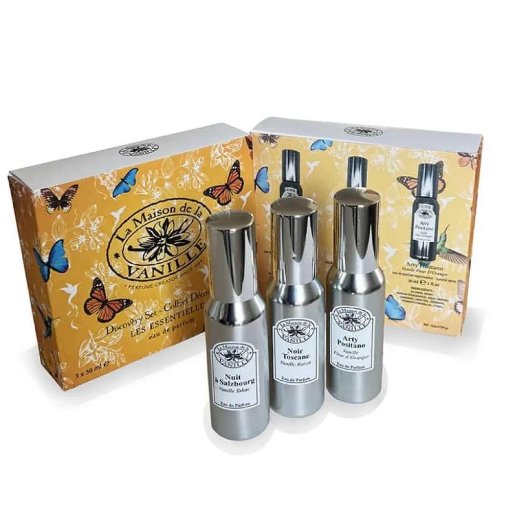 La Maison de la Vanille - Continental Vanilla Discovery Geschenkset - 3 x 30 ml