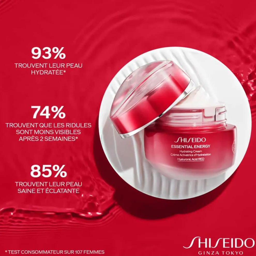 Shiseido - Essentiële Energie 24H Hydraterende Dagcrème Navulling - 50ml
