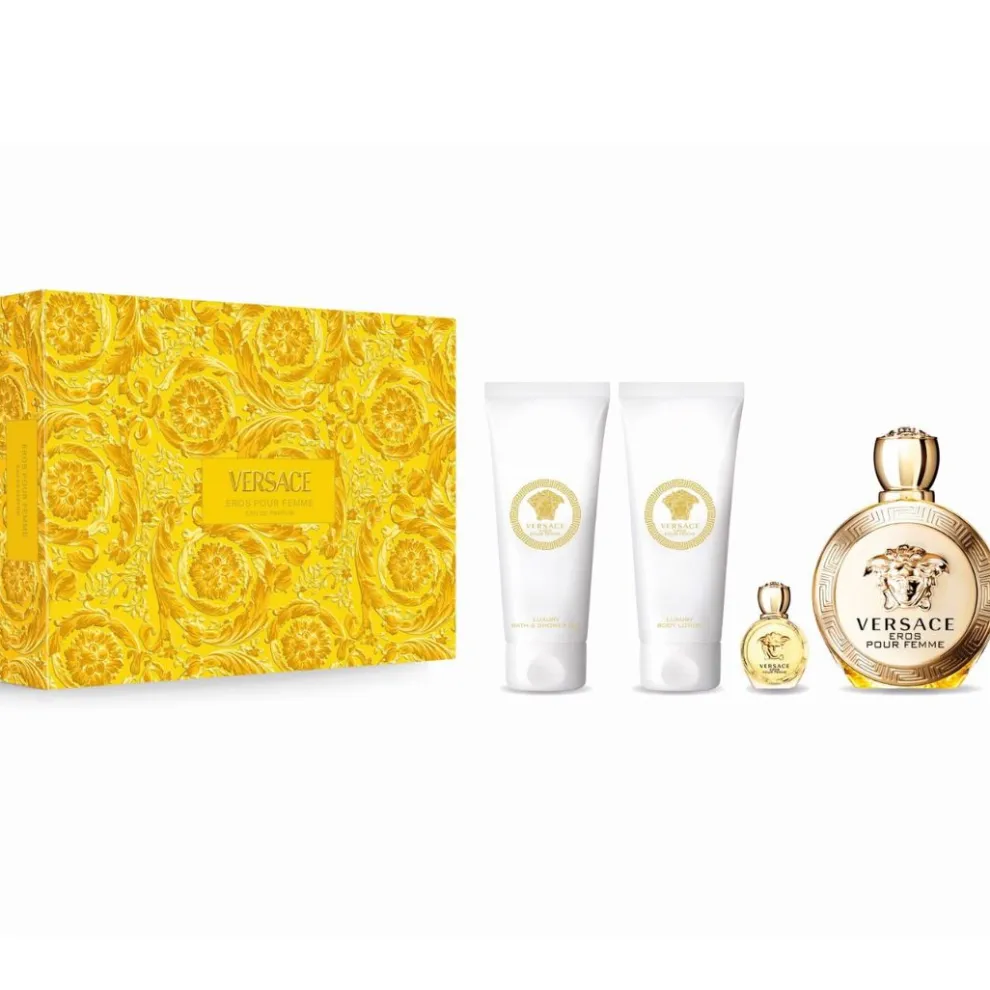 Versace - Cadeauset Eros Women - Eau de Parfum 100ml + 3 products